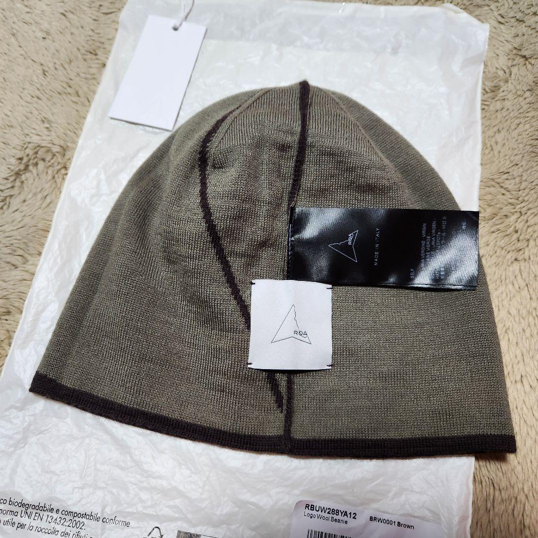 本日中まで　ROA wool logo beanie ビーニー