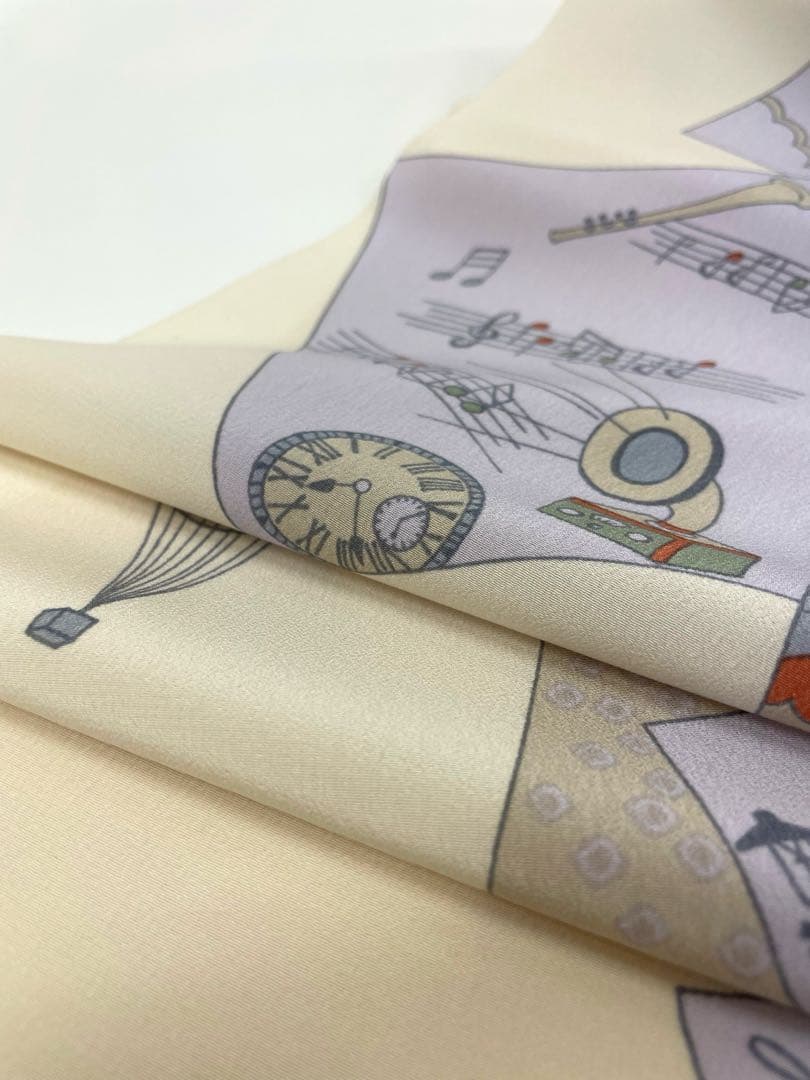 ポリエステル長襦袢 東レシルック 友禅襦袢 レトロ ポリエステル 反物