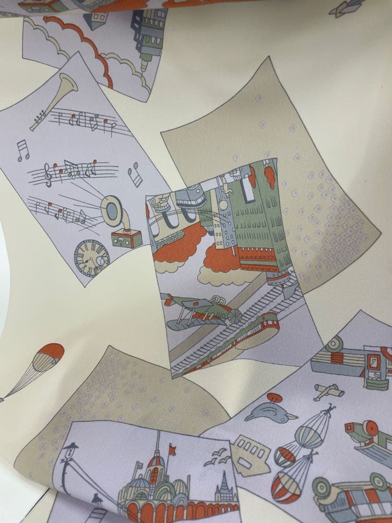 ポリエステル長襦袢 東レシルック 友禅襦袢 レトロ ポリエステル 反物