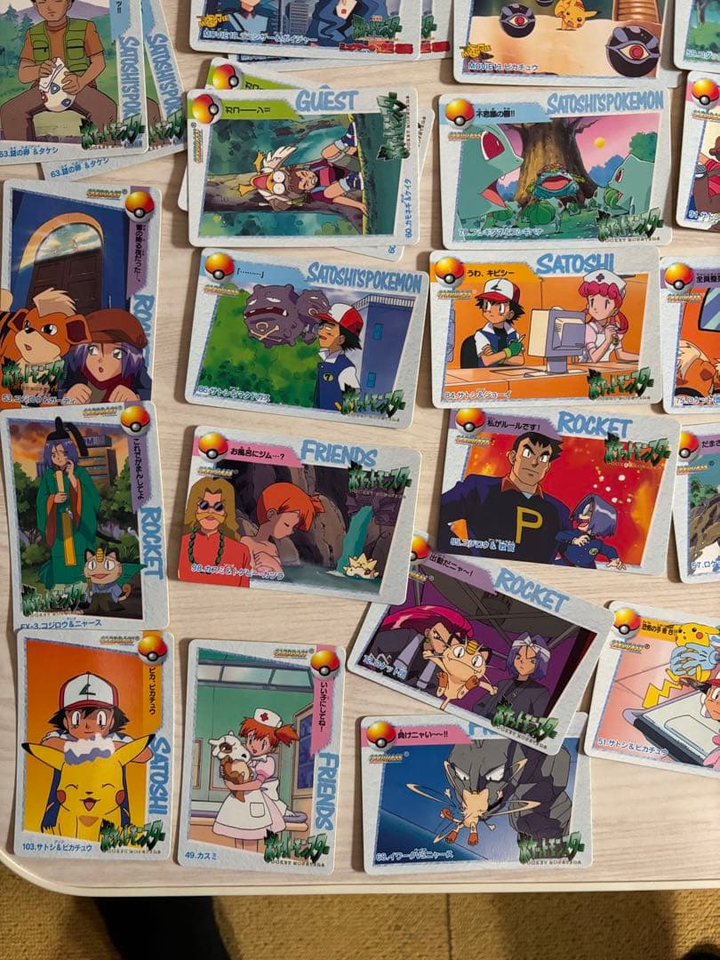 わ*ん様 ポケットモンスター　アニメコレクション　トップサン　ポケモンカード