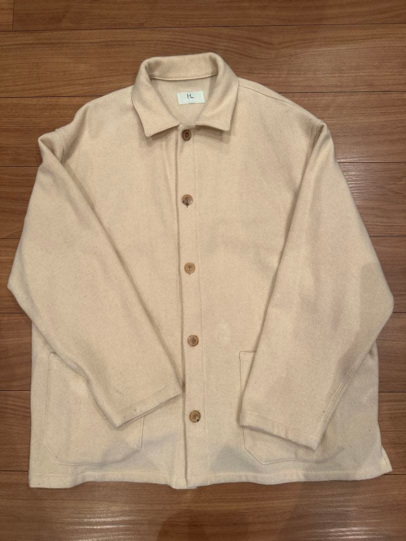 ジャケット・アウター HERILL Air-blanketCoveralljacket Cream/2