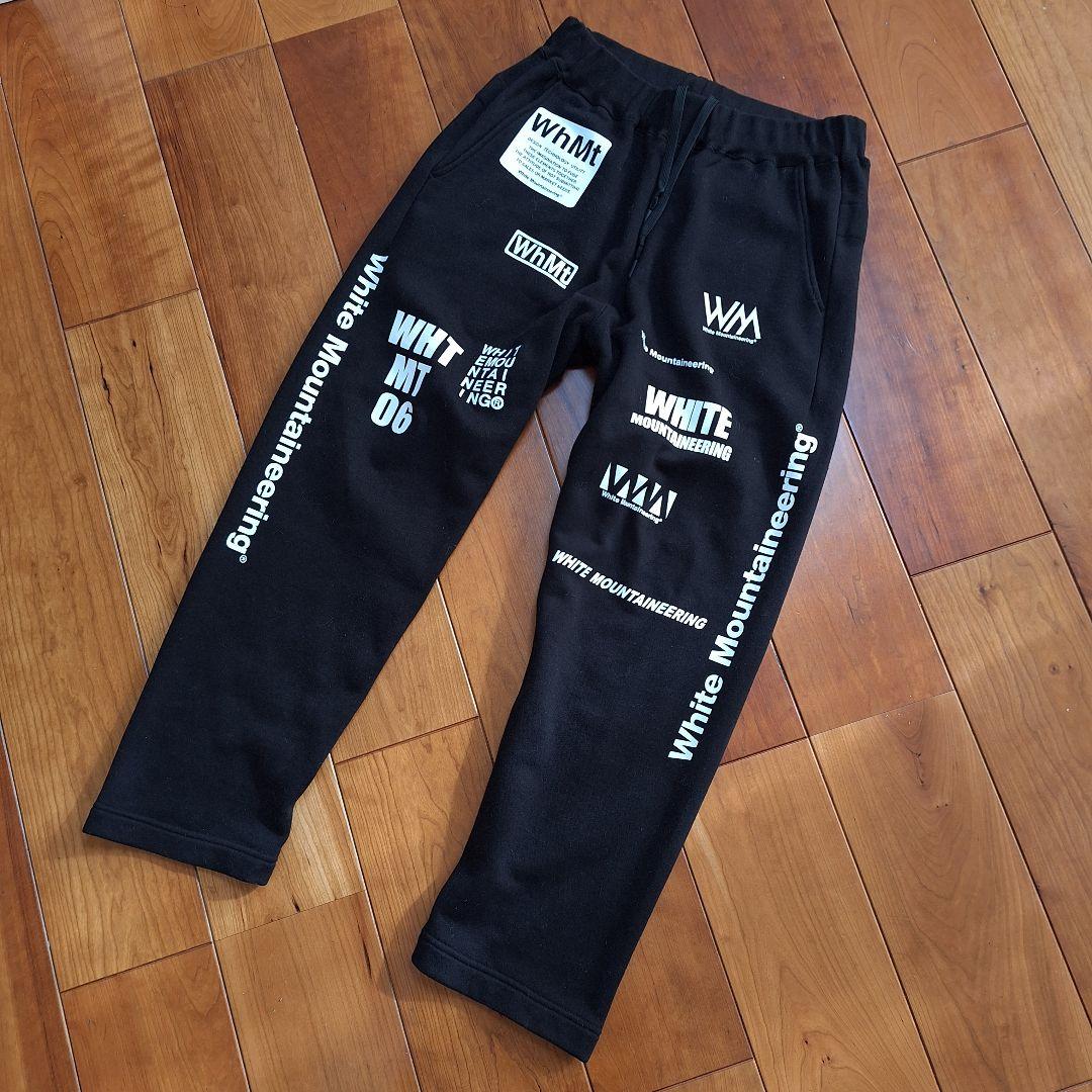 ホワイトマウンテニアリング 21AW ロゴ スウェットパンツ