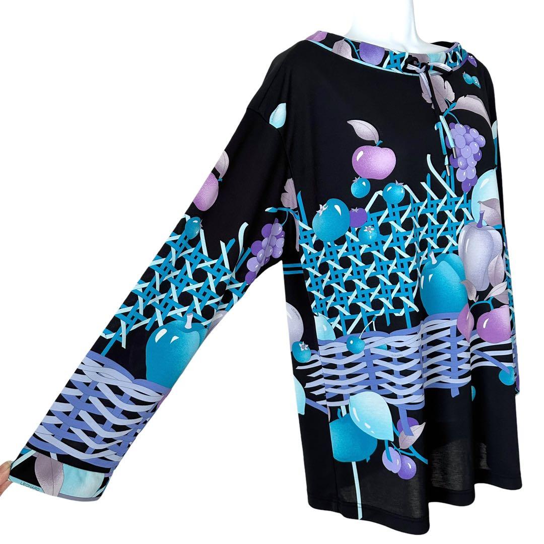 LEONARD SPORT フルーツ柄 チュニック 大きいサイズ 42