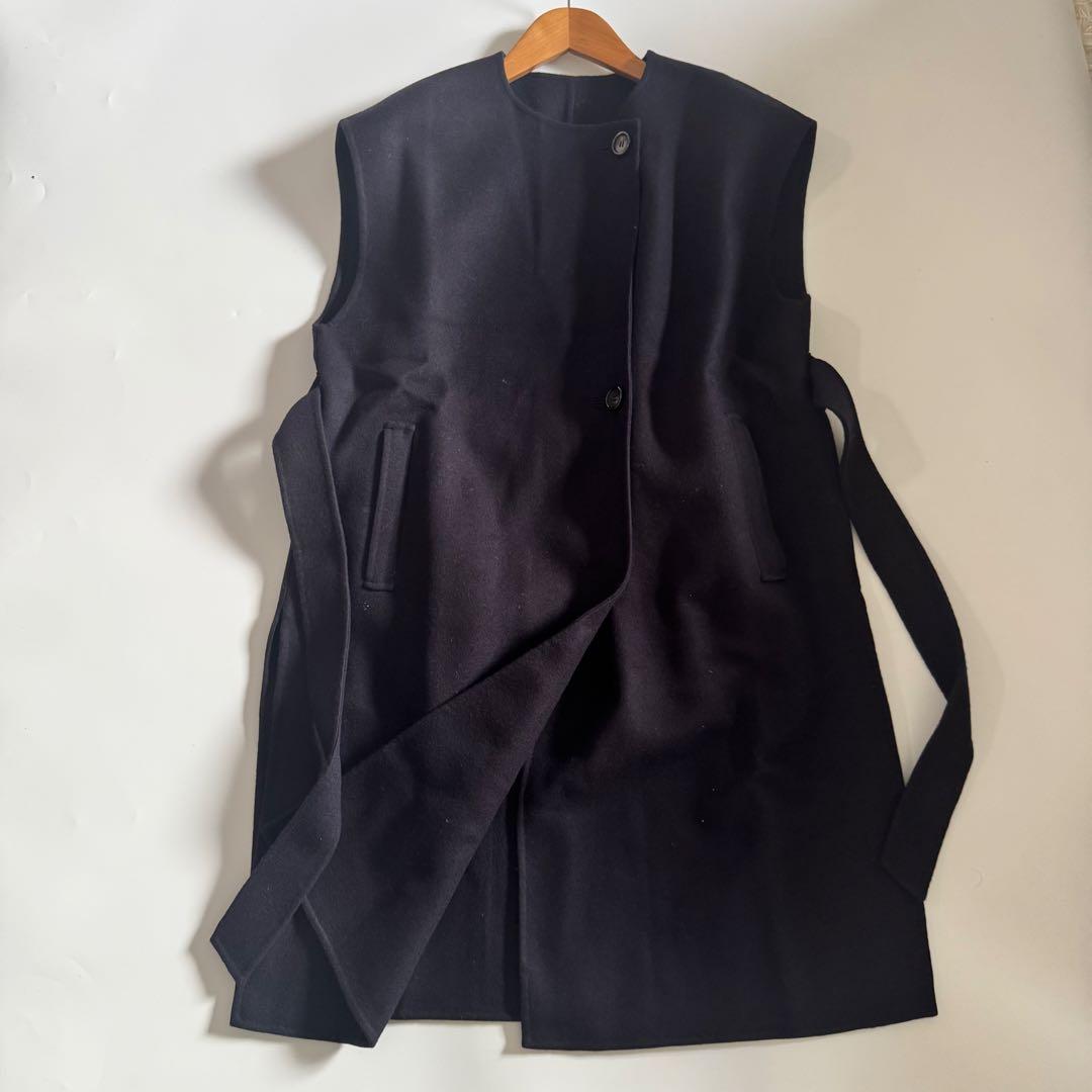 新品　23区 24AW S 小さいサイズ ウールリバー ジレ　ベスト