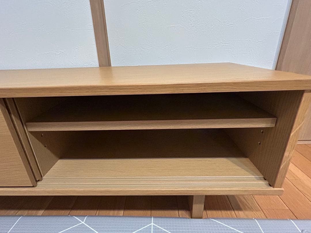 【美品】無印良品 MUJI テレビ台 テレビボード AVラック オーク材