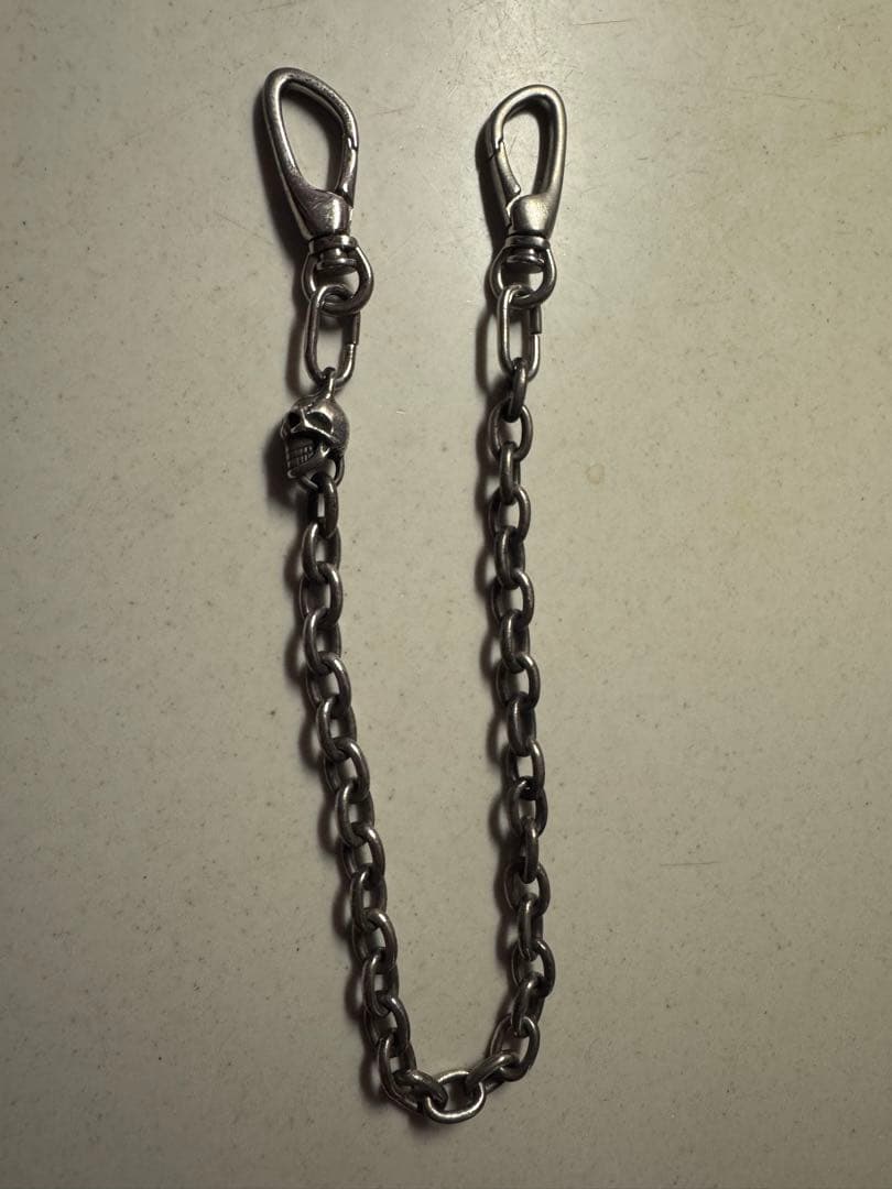 スカル silver925ウォレットチェーン