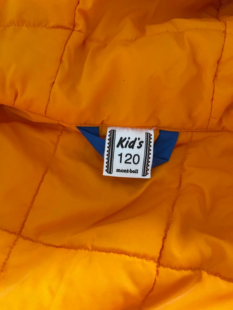 mont-bell 子ども用スキーウェア 青　120cm つなぎ　美品