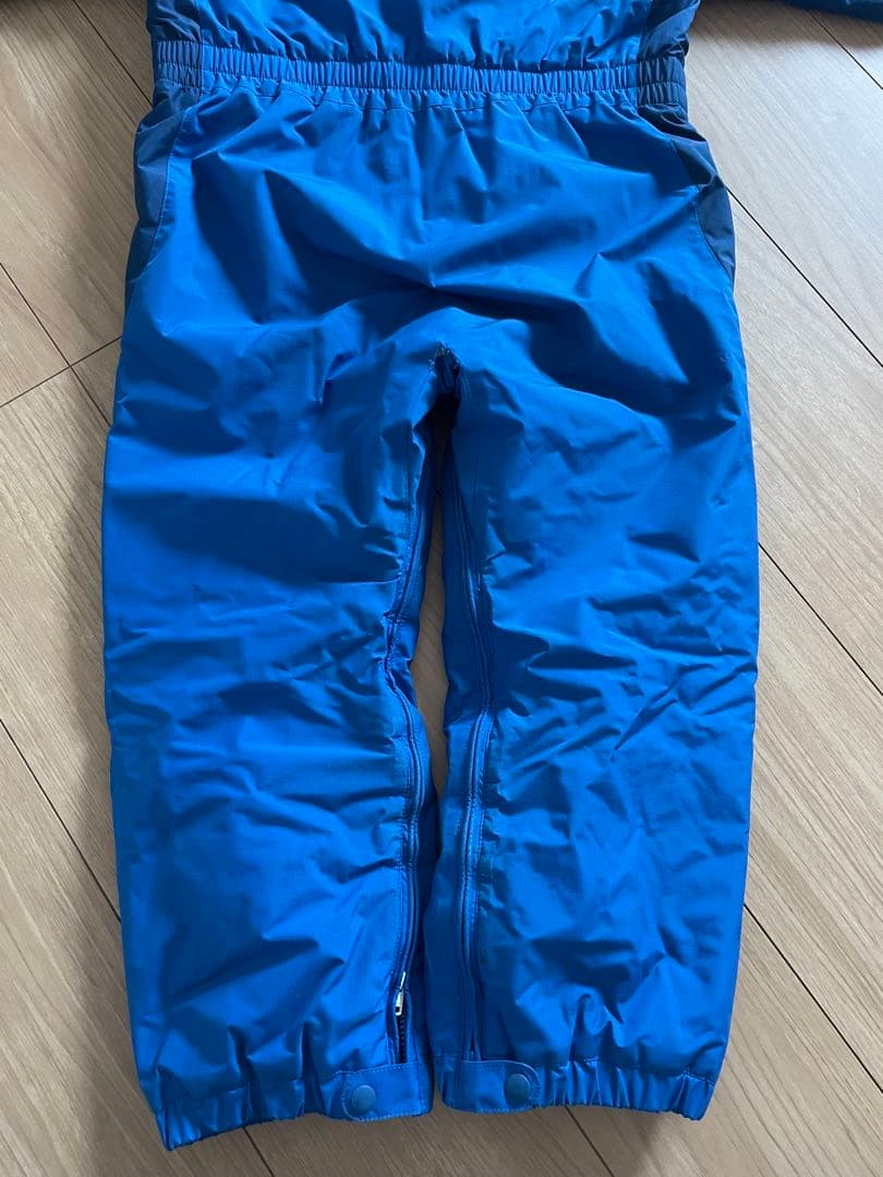mont-bell 子ども用スキーウェア 青　120cm つなぎ　美品