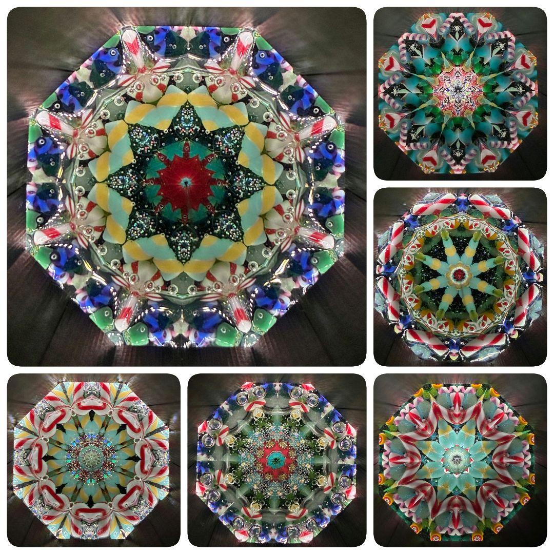 万華鏡《410・408》ゆっくり動くオイルタイプ（天板黒）セミオーダー