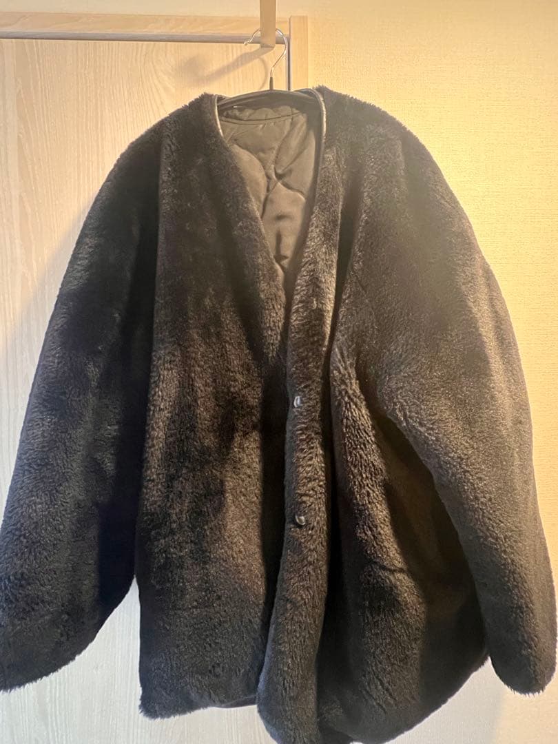 WCJ ひょうたんキルトリバーシブルジャケット　ブラック