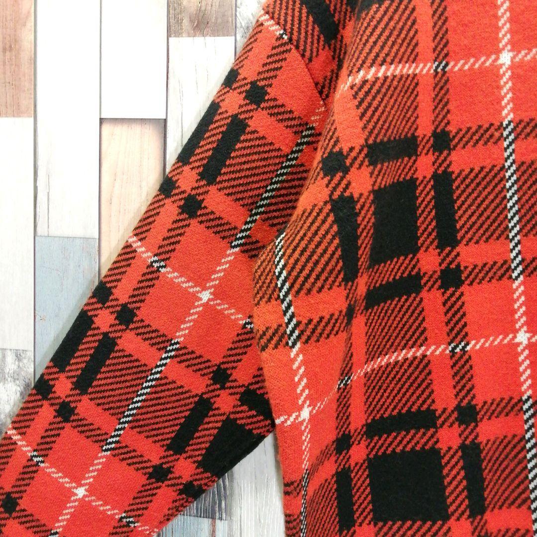 Jack Bunny　ジャックバニー　ドラえもん　ニット　チェック柄