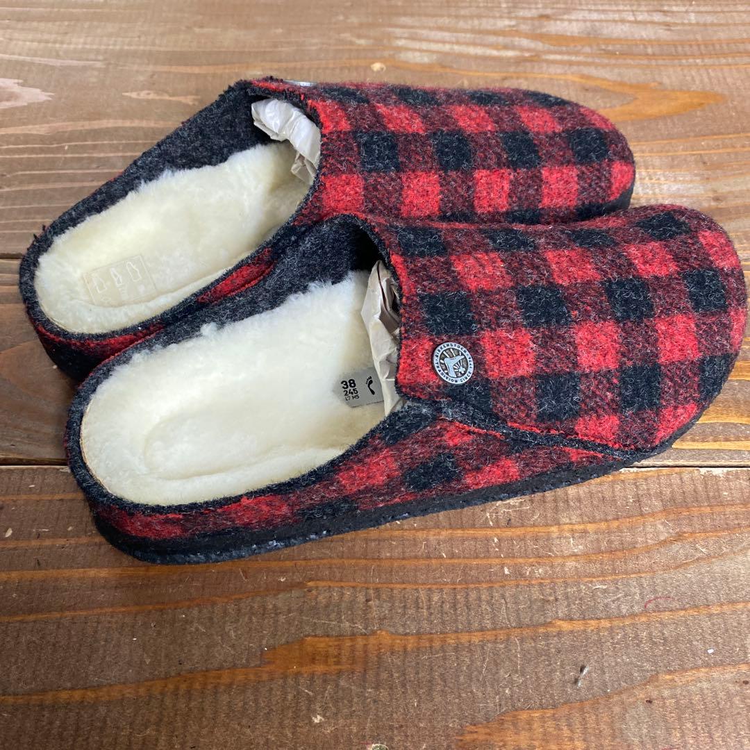 ビルケンシュトック　ツェルマット シアリング　ルームシューズ　サンダル　38