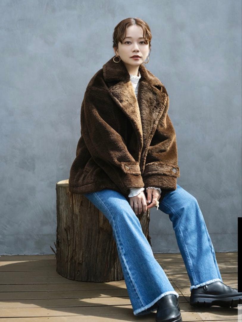 美品！URBAN RESEARCH SonnyLabel&高山直子　ボアコート