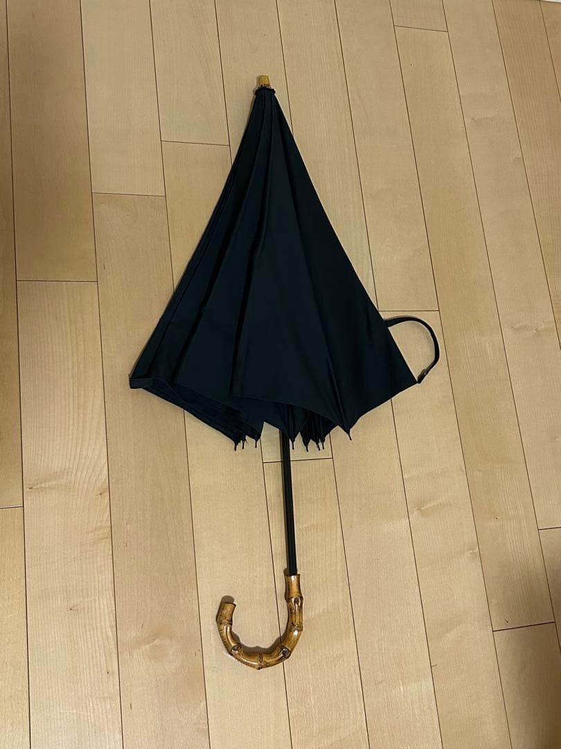 CINQ サンク 折りたたみ傘　黒　日傘　晴雨兼用