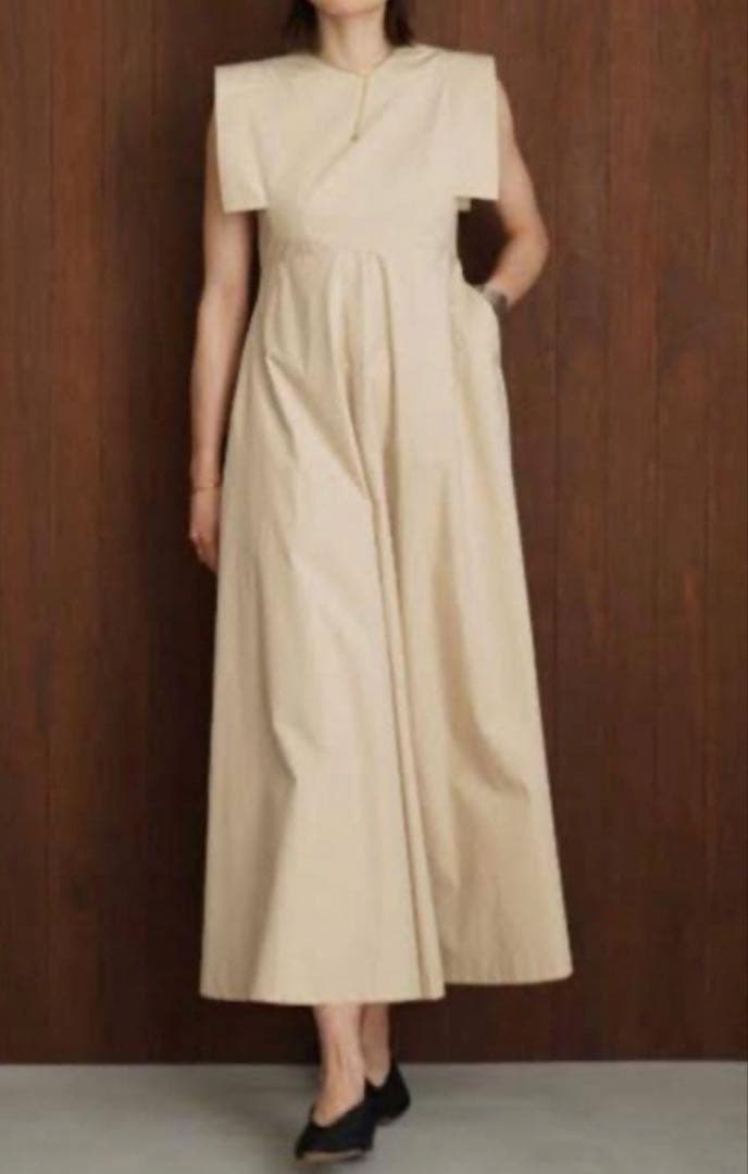 ワンピース CLANE SQUARE SLEEVE ONEPIECE