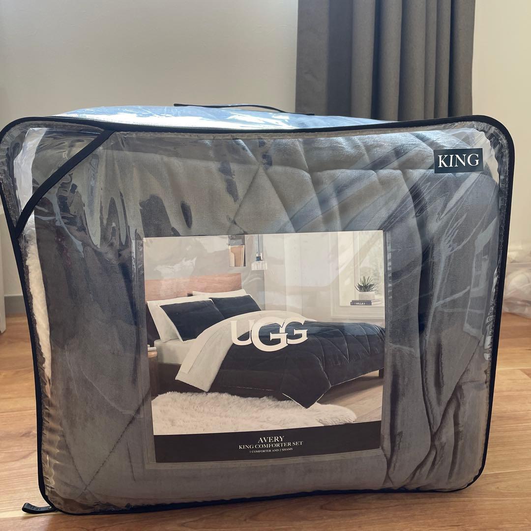 UGG コンフォーターセット 掛け布団セット キングサイズ