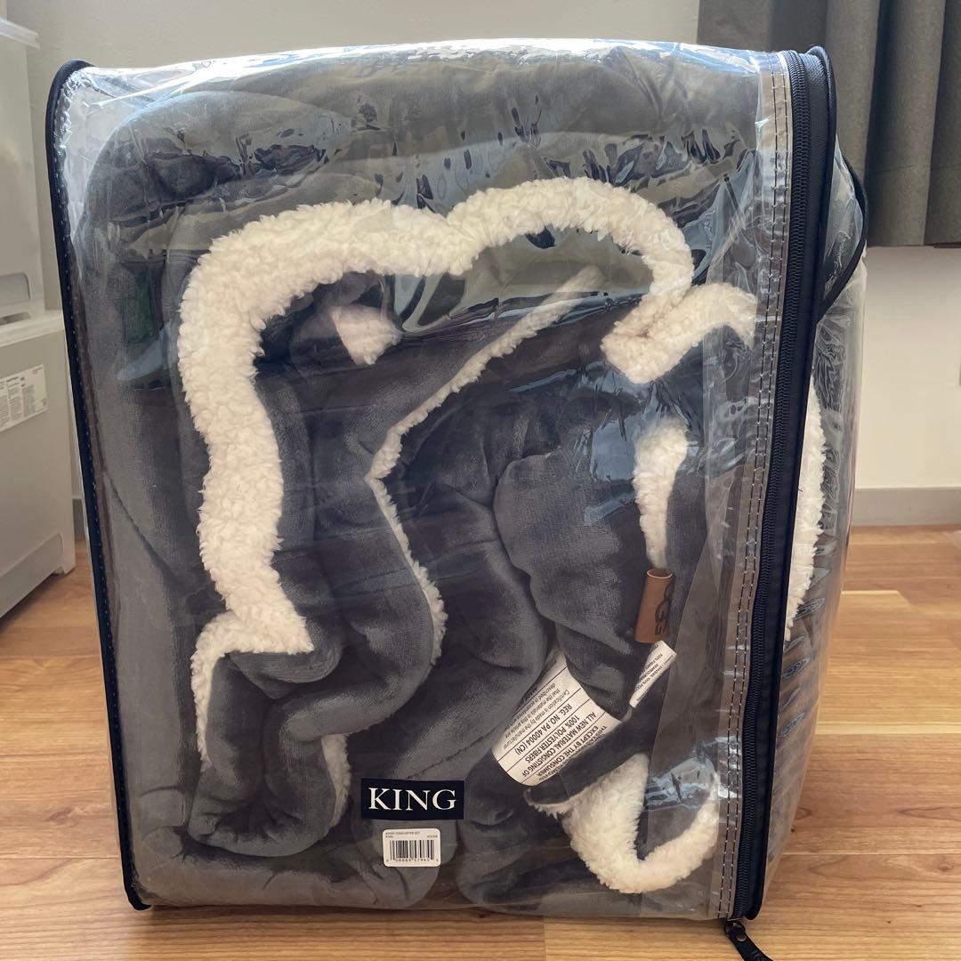 UGG コンフォーターセット 掛け布団セット キングサイズ