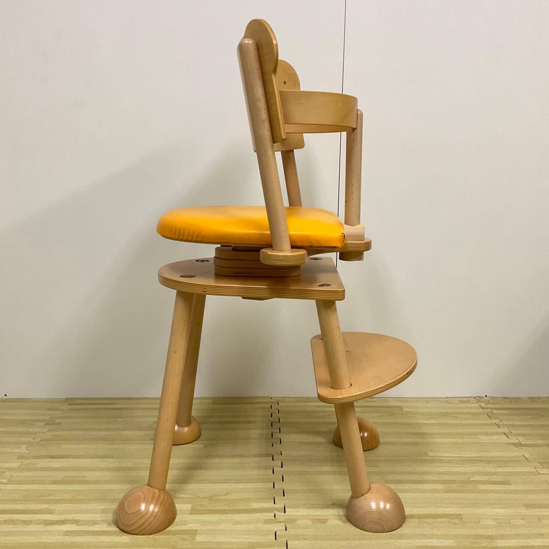 ①ドイツ ティムキッド社 成長椅子 Mobo モボチェア 木製ハイチェア