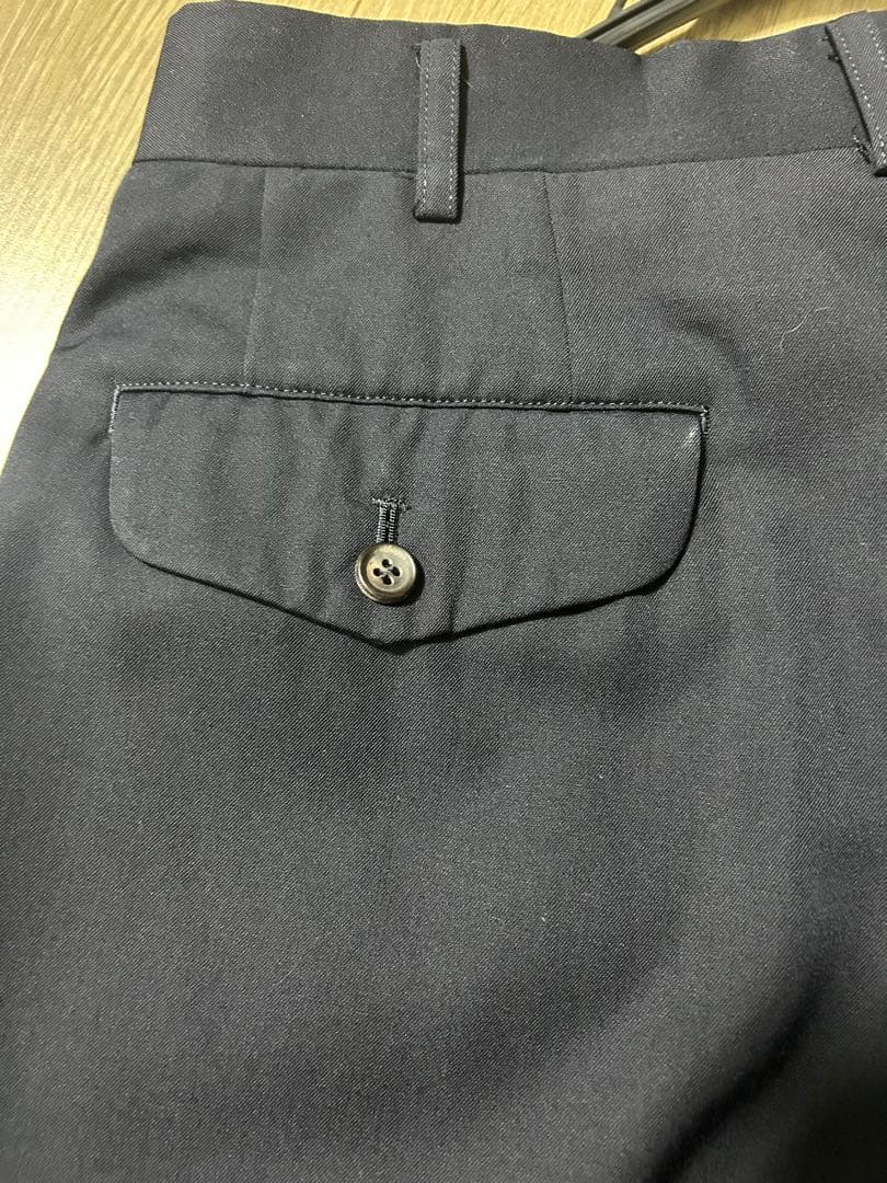 1994 COMME des GARÇONS ネイビー2タックスラックス M