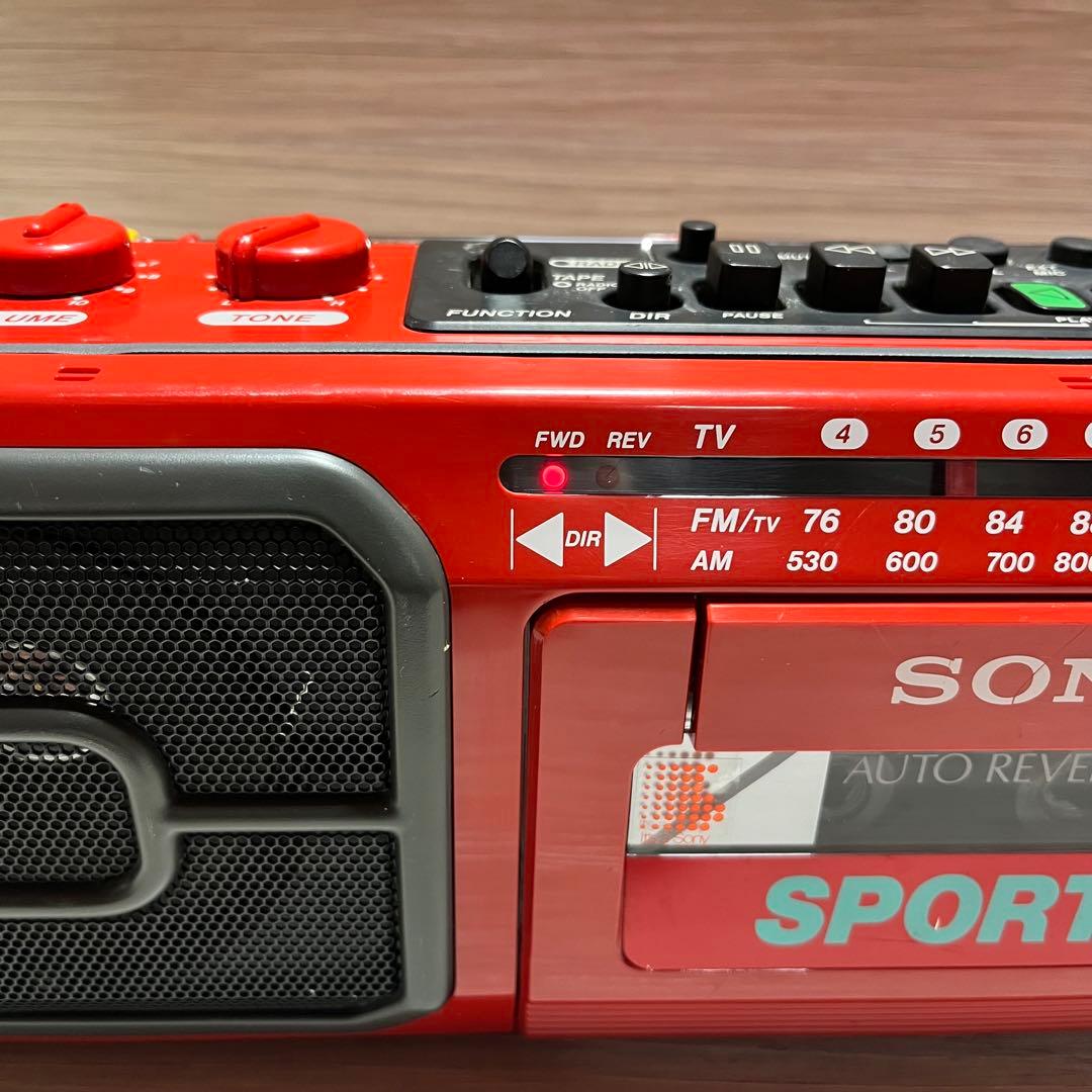 上*創様 【希少品】SONY SPORTS CFS-V75 レッド