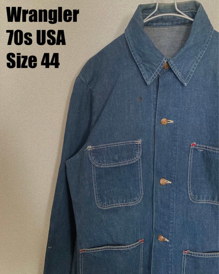 Wrangler 70s USA製 デニム カバーオール デニムジャケット