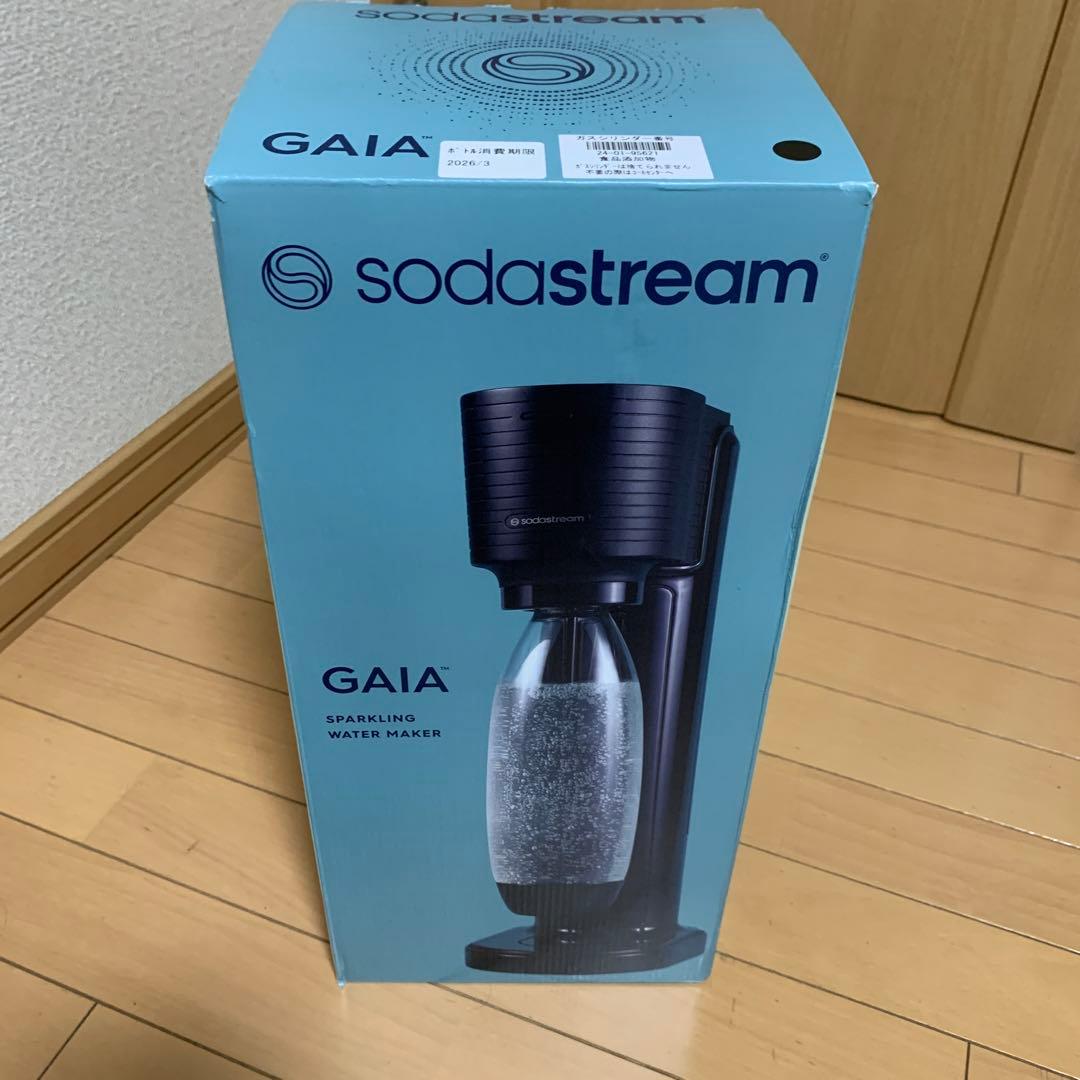 SodaStream GAIA ブラック 炭酸水メーカー 未使用　ガイア