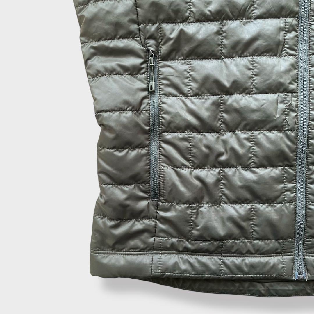 パタゴニアpatagoniaナノパフベストMカーキ中間着ミッドレイヤー化繊UL