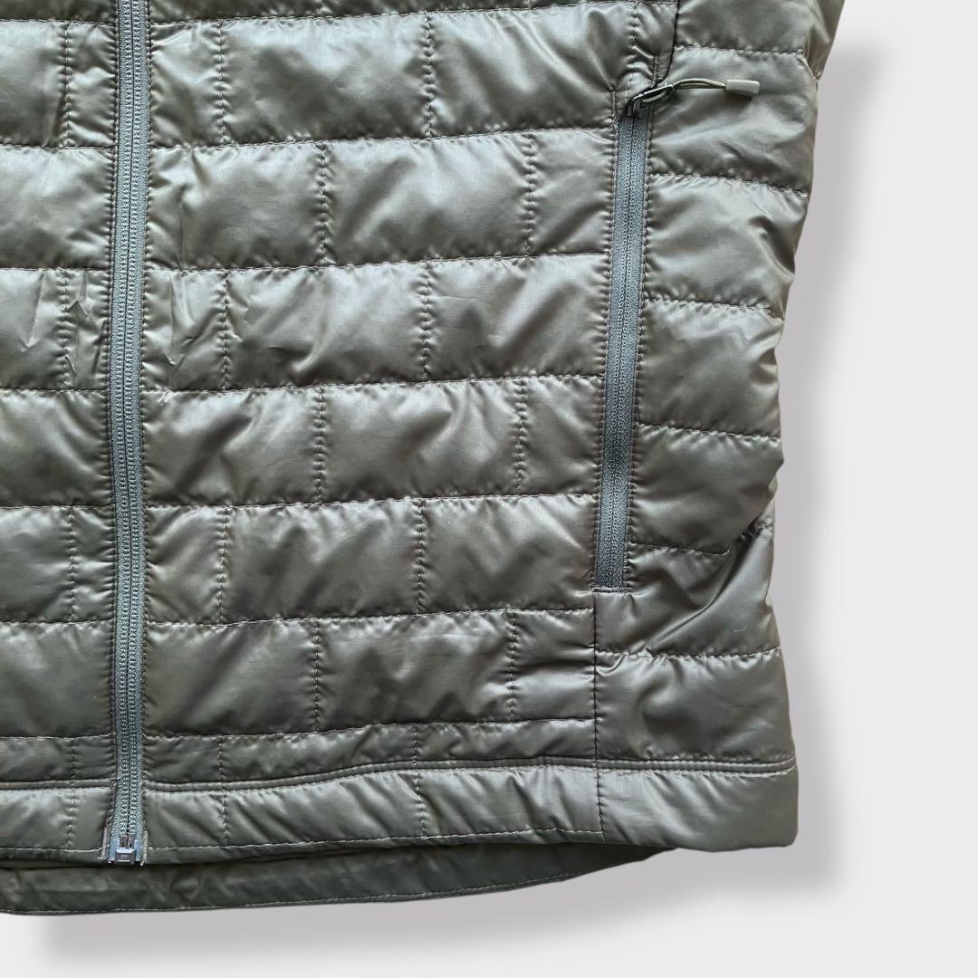 パタゴニアpatagoniaナノパフベストMカーキ中間着ミッドレイヤー化繊UL