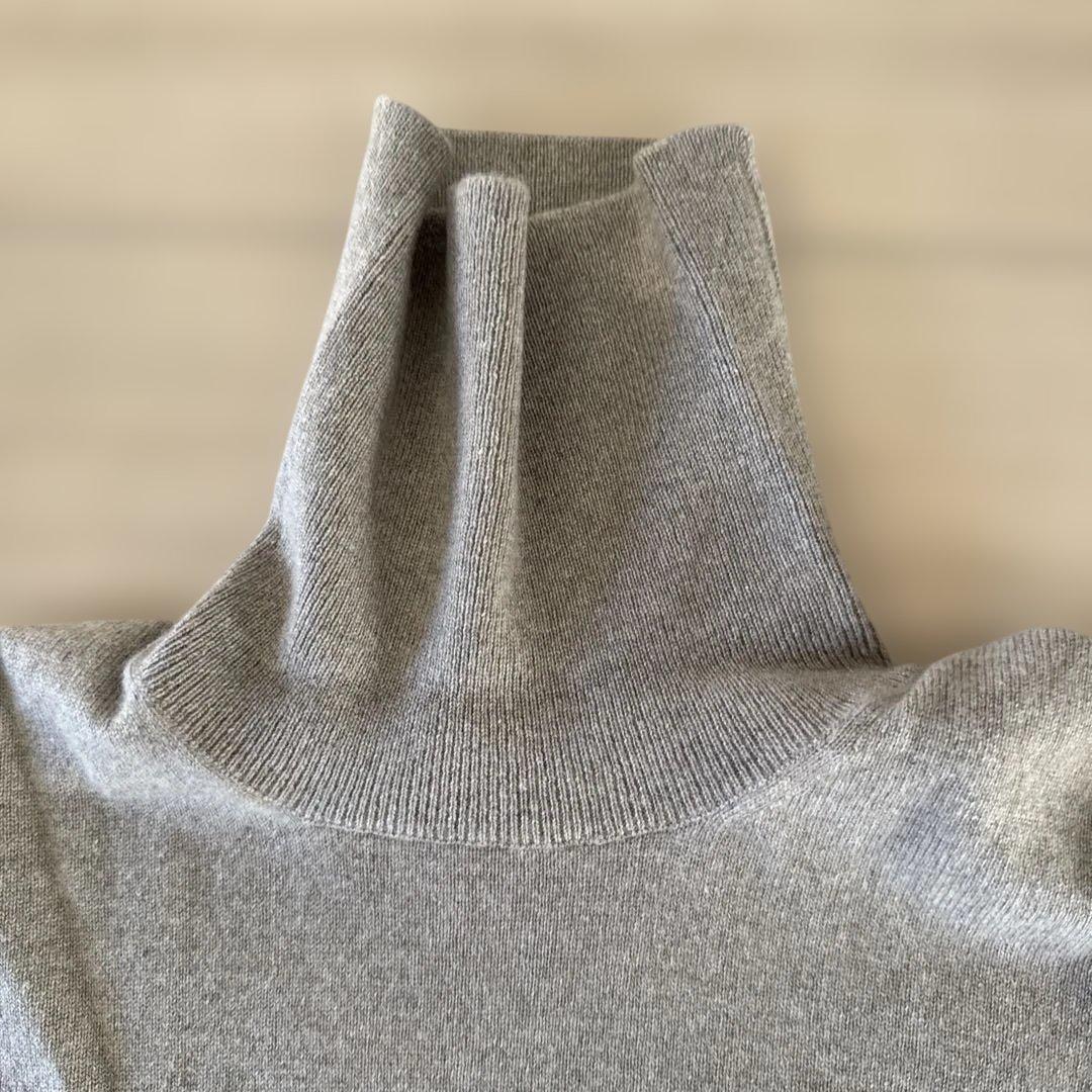 GRAN SASSOタートルネック ニットセーター　ベージュ系　46