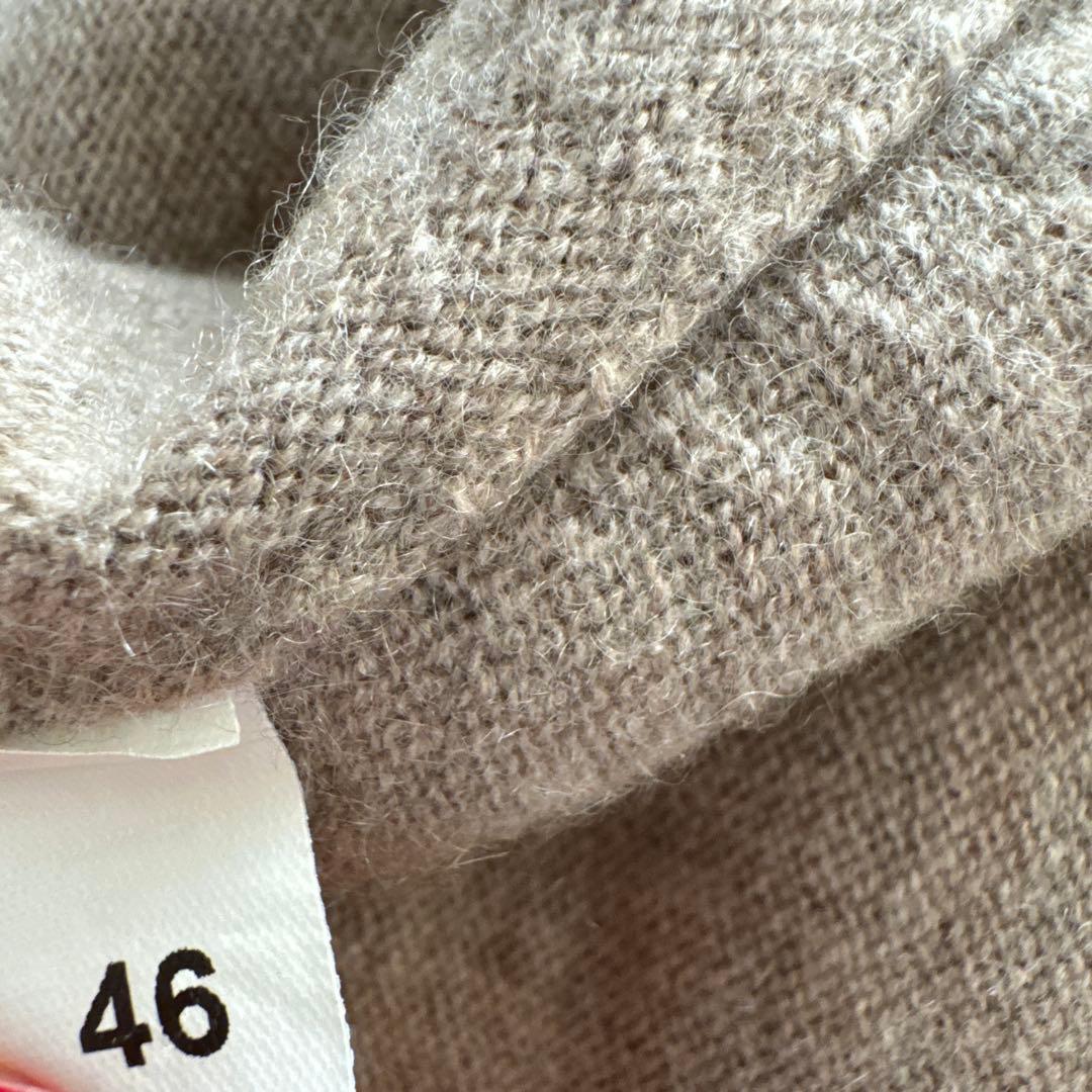 GRAN SASSOタートルネック ニットセーター　ベージュ系　46