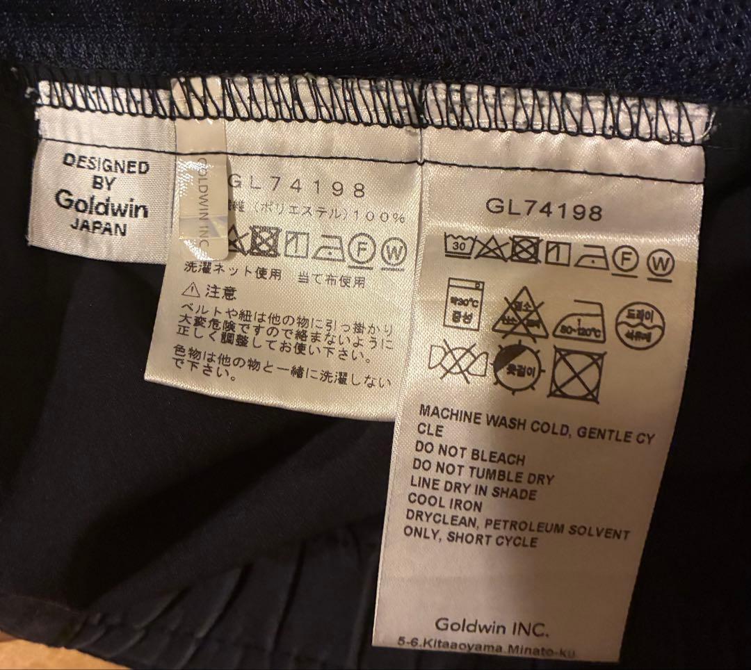 Goldwin ワンタックテーパードストレッチパンツ　ネイビー 3