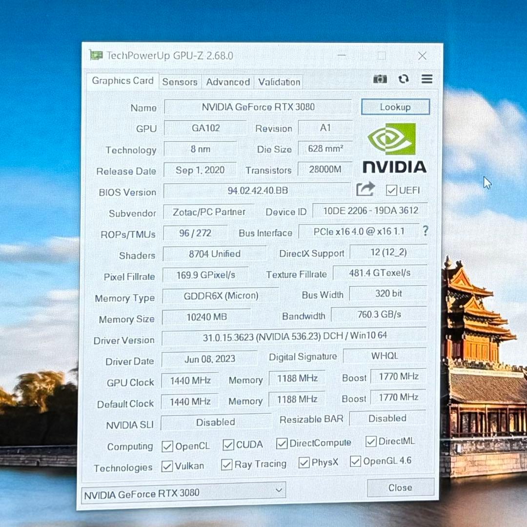 グラフィックボード・グラボ・ビデオカード ZOTAC GAMING GeForce RTX 3080 AMP Holo