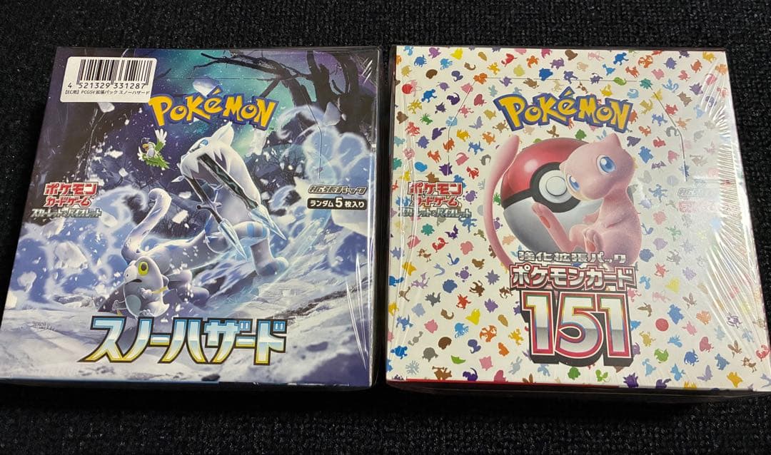 スノーハザード ポケモンカード151 シュリンク付き未開封ボックス