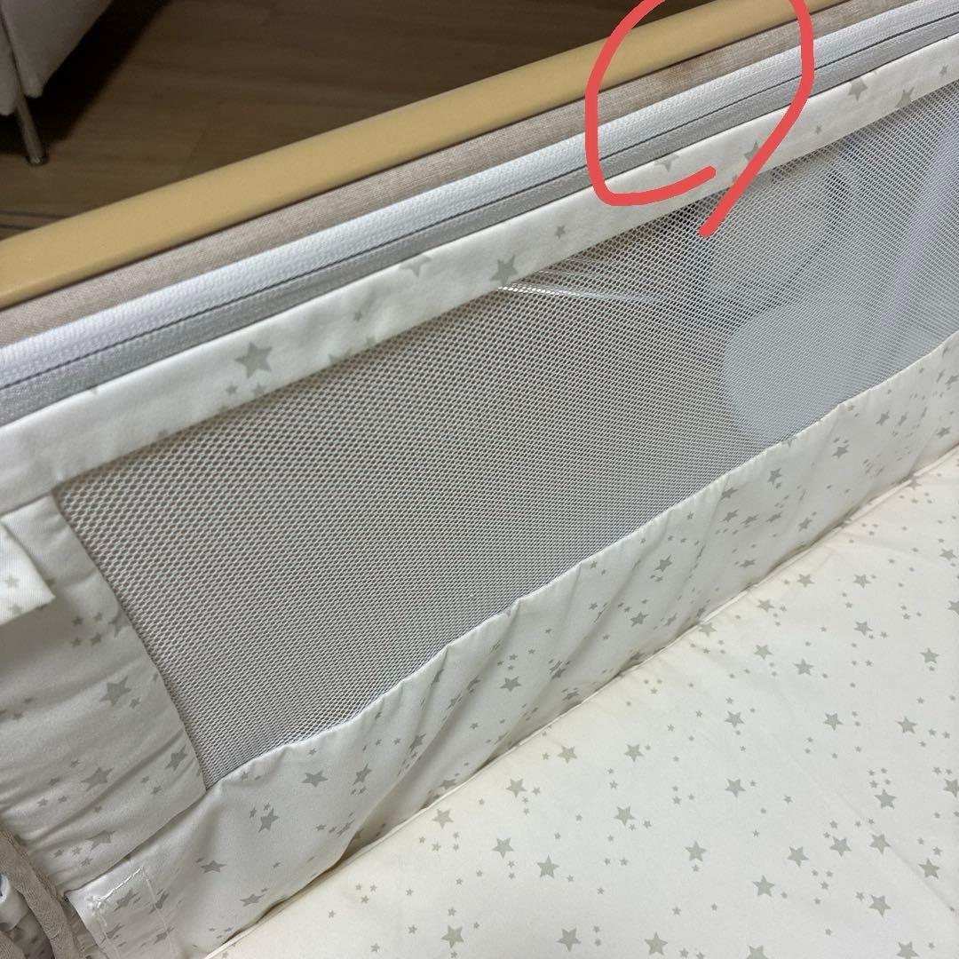 p*n様 【美品】HZDMJ ベビーベッド 折りたたみ マットレス付き 固定ベル