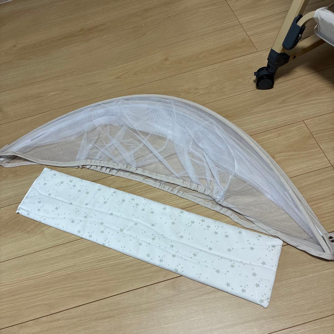 p*n様 【美品】HZDMJ ベビーベッド 折りたたみ マットレス付き 固定ベル