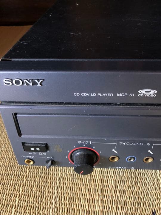 SONY レーザーディスクプレーヤー　MDP-K1 ジャンク品