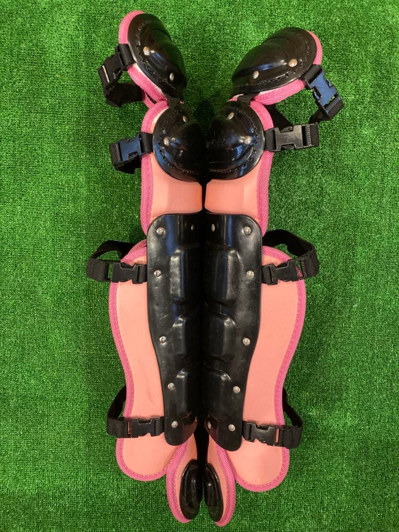 ベルガード キャッチャー 捕手用 レガース 一般硬式用 ピンク ブラック 日本製