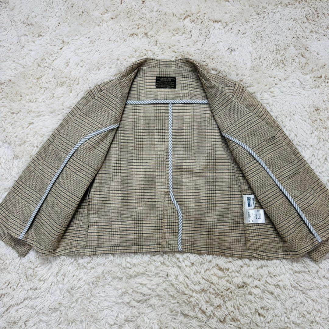 BREEZE 120 スーツ セットアップ 5点セット 七五三 結婚式 チェック