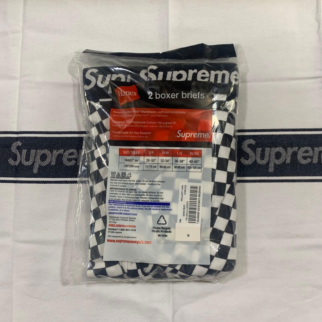 下着・アンダーウェア Supreme Hanes 2 Boxer Briefs XL