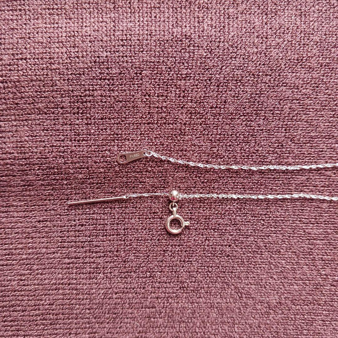 新品Pt950 45cmスクリューチェーン ネックレス 1.04gプラチナ