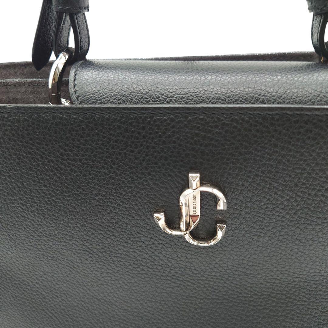 【極美品】ジミーチュウ　ヴァレンヌ　2WAY ハンドバッグ　ショルダー　レザー