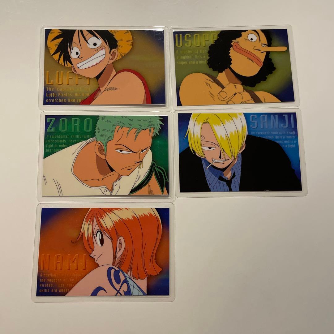 当時品　2001年　初期　希少　アニメイト　ワンピース　ラミネートカード