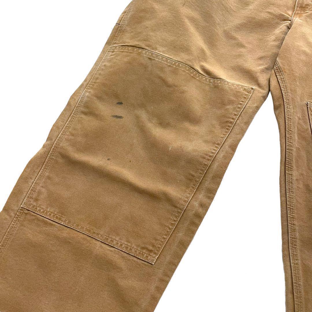 US古着 carhartt カーハート オーバーオール ダブルニー ビッグサイズ