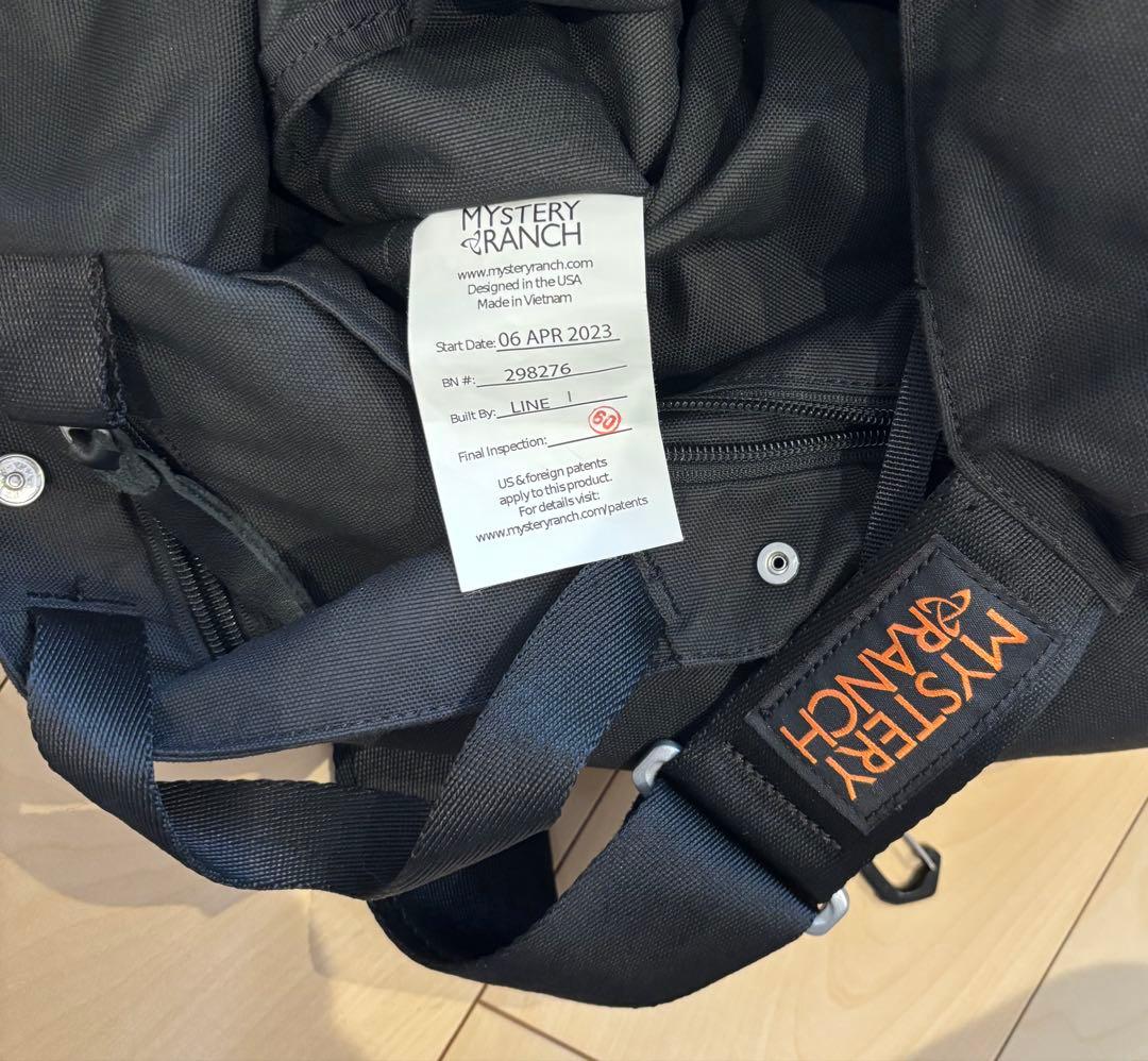 【美品】ミステリーランチ ビンドル20 ブラック　ショルダーバッグ