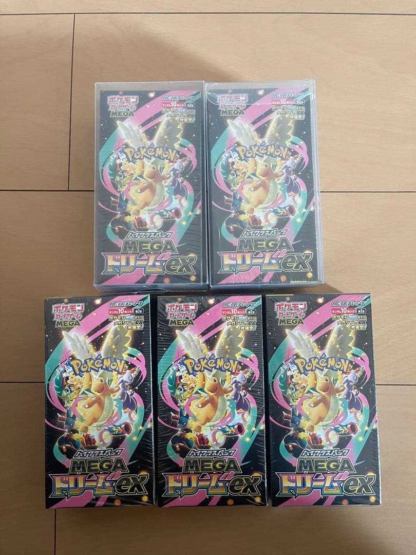 【新品未開封】メガドリームex×5BOX