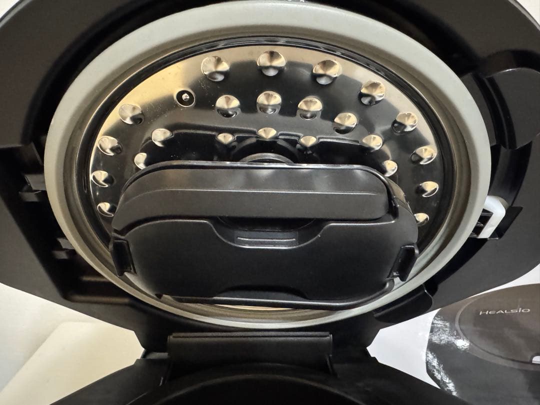 極美品ヘルシオ 水なし自動調理鍋 1.6L ブラック