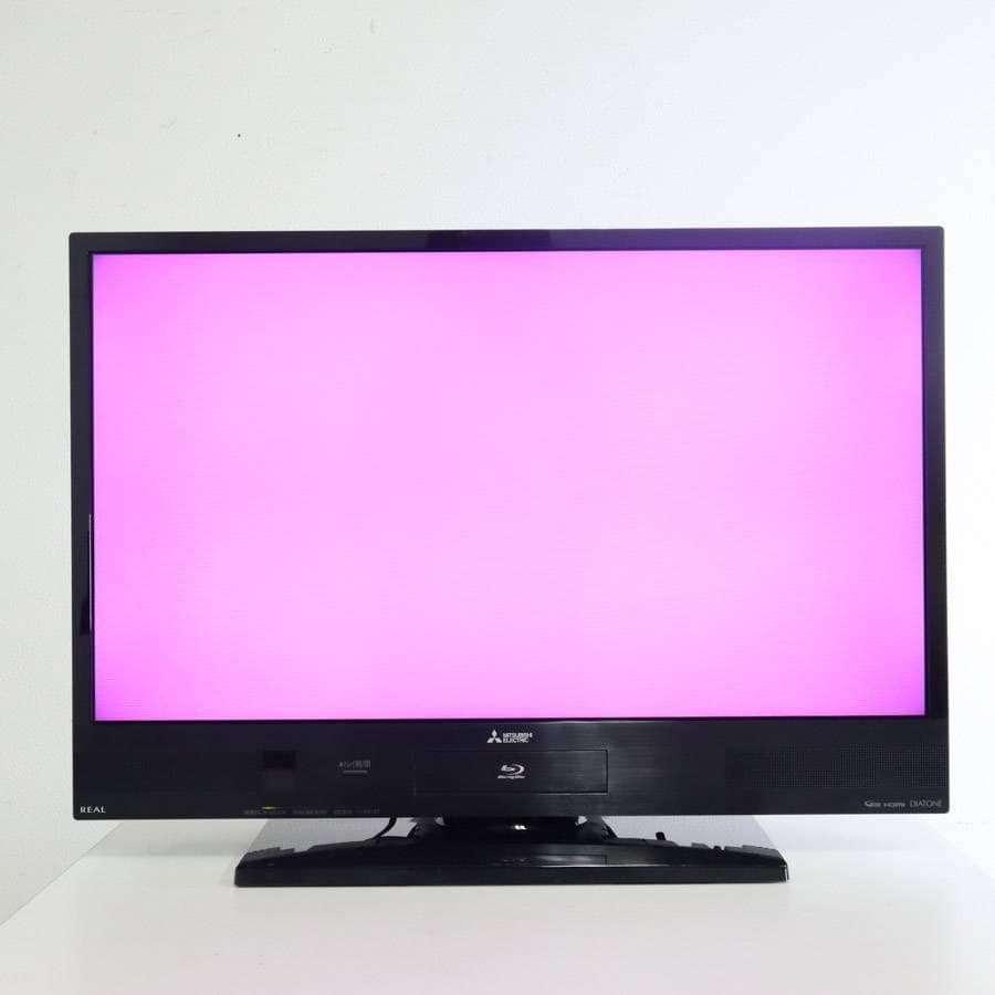 500GBハードディスク ブルーレイレコーダー内蔵 三菱REAL 32型 テレビ