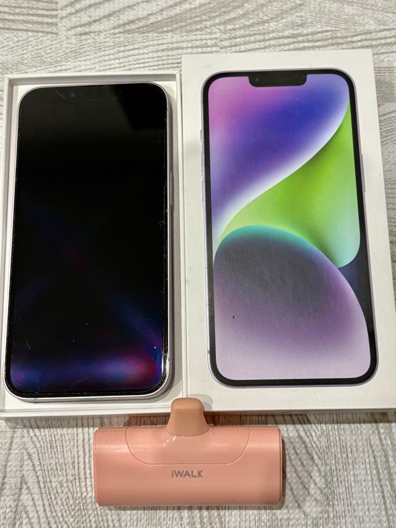 junode 11月23日まで iPhone 14 本体とIWALK充電器