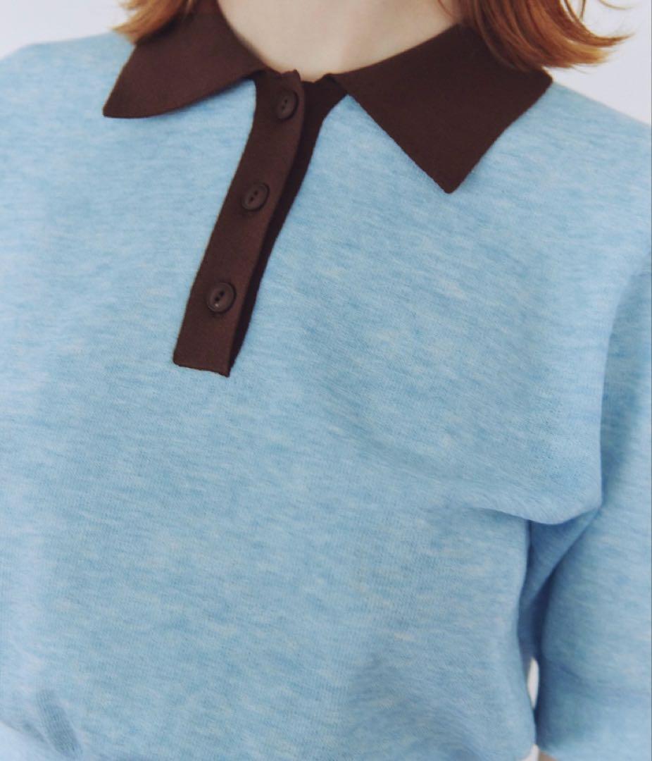 ラミーニットポロシャツ　アダムエロペ