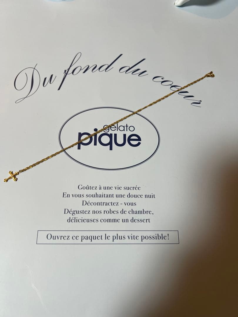 アーカーブラン AHKAH ミュゼクロスネックレス♡十字架 18K ダイヤモンド